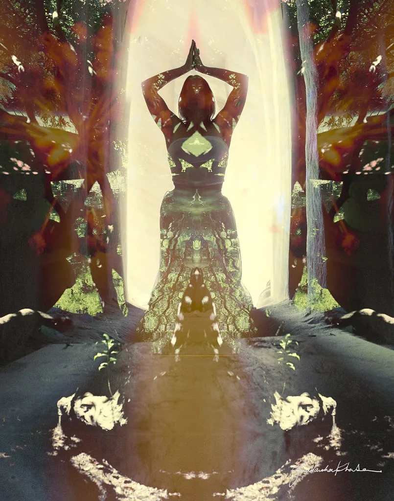 Fire Breath — mirrored flame and light